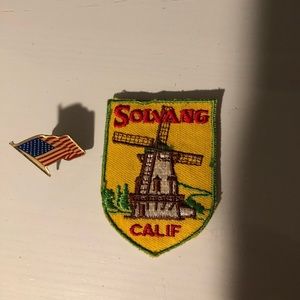 American Vintage Pin and Patch